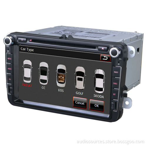7"Car DVD GPS DNS810 for Vw (RNS510) Passat/Tiguan/Polo/Seat/Jetta/Withcan-Bus/DVD/Bt/GPS/DVBT/Tmc/OPS/Ipas/Dual AC/iPhone/iPod/Radio/RDS Function